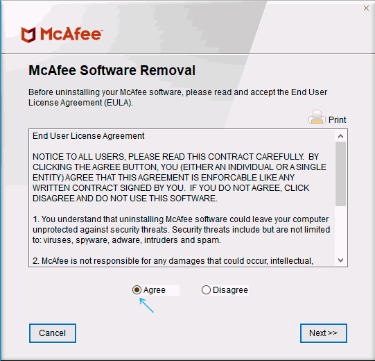 как удалить mcafee с windows 10 полностью