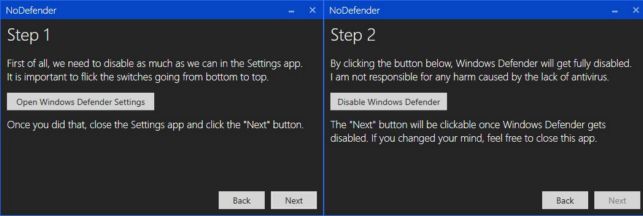 как выключить защитник windows 10