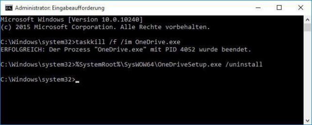 windows 10 как отключить onedrive