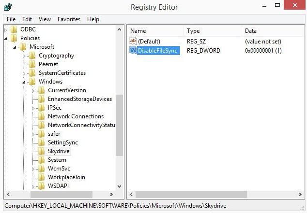 windows 10 как отключить onedrive