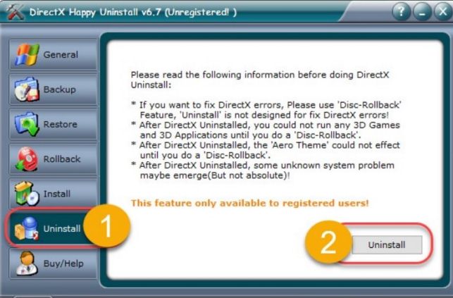 как удалить directx на windows 10