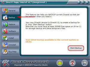 как удалить directx на windows 10