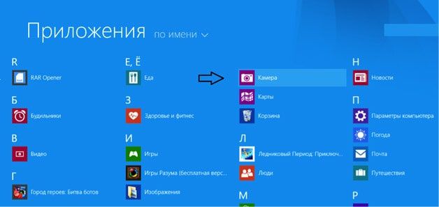 как включить камеру на ноутбуке windows 10