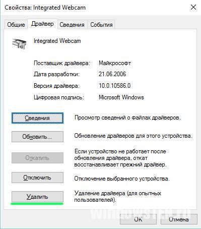 как включить камеру на ноутбуке windows 10
