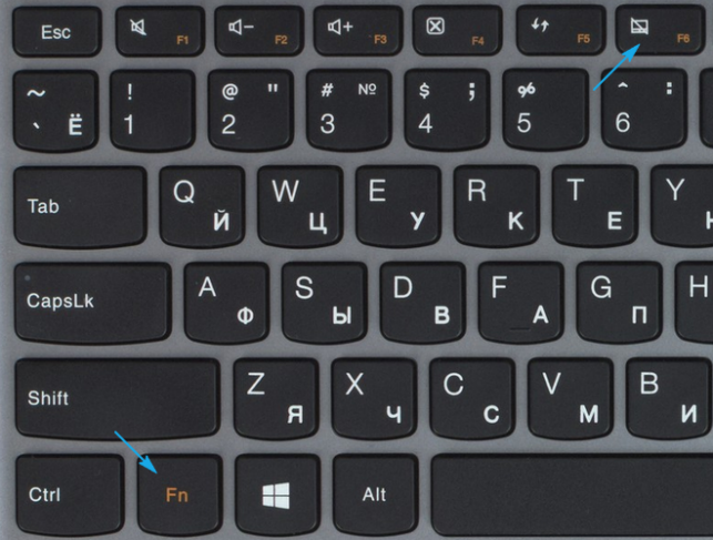 как отключить тачпад на ноутбуке asus windows 10