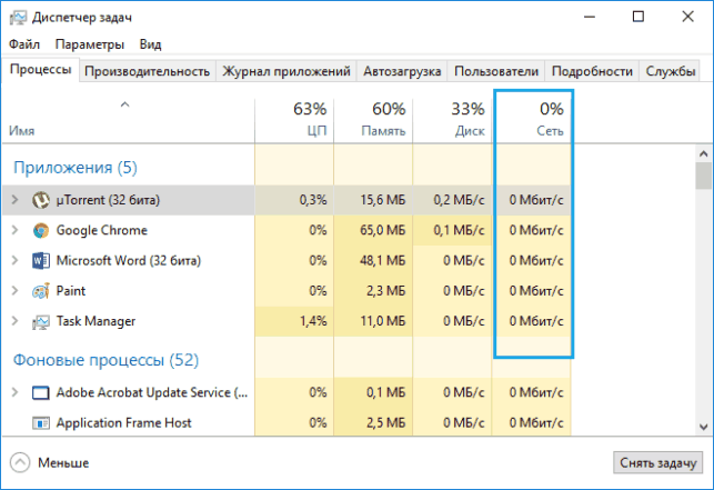 как ускорить интернет в windows 10
