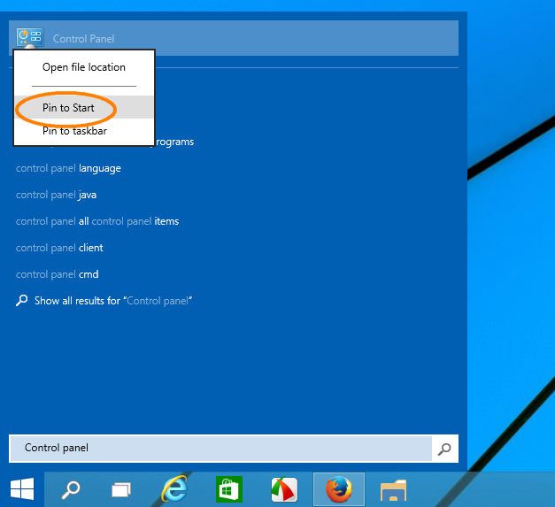 как в windows 10 найти панель управления