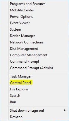 как в windows 10 найти панель управления