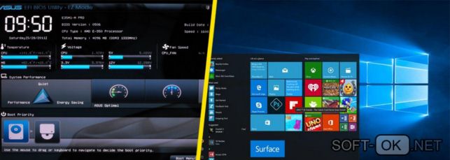 uefi bios как установить windows 10