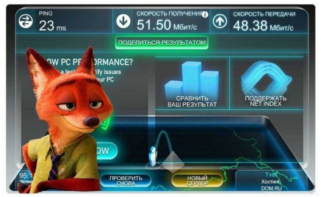 как проверить скорость интернета на компьютере windows 10