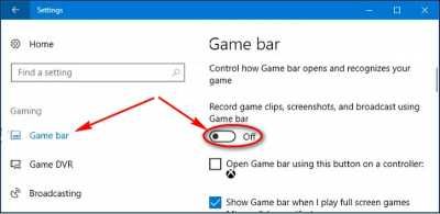 game dvr windows 10 как отключить