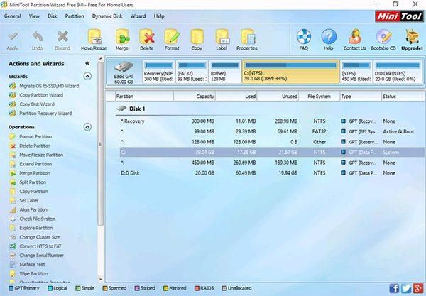 как расширить диск с за счет диска d windows 10