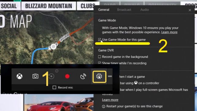 windows 10 как включить игровой режим
