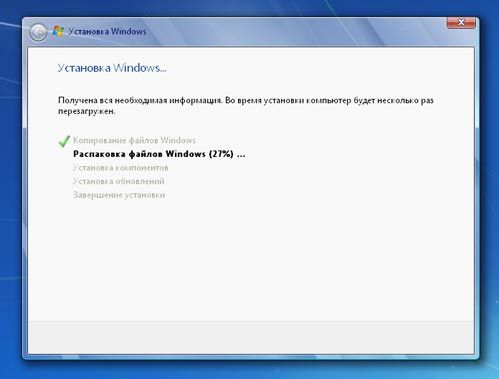 как переустановить windows 7