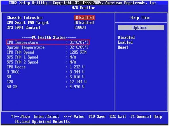 как узнать температуру процессора в windows 7
