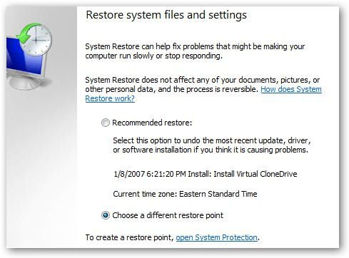 как сделать откат системы windows 7