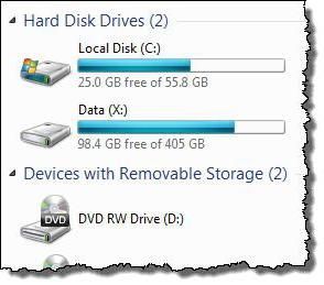 как расширить диск с за счет диска d windows 7