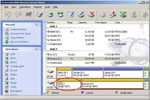 как расширить диск с за счет диска d windows 7