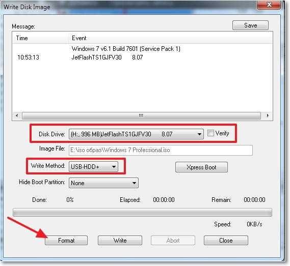 ultraiso как создать загрузочную флешку windows 7