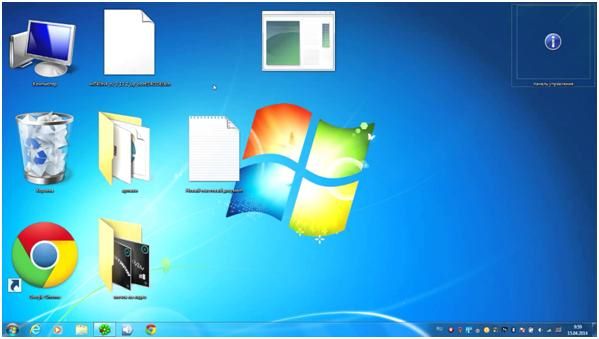 как на рабочем столе уменьшить значки windows 7