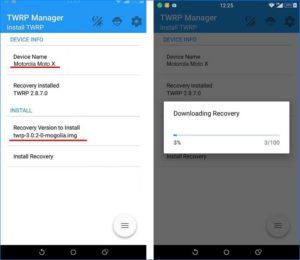 как установить twrp recovery через компьютер