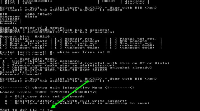как сбросить пароль на виндовс 7