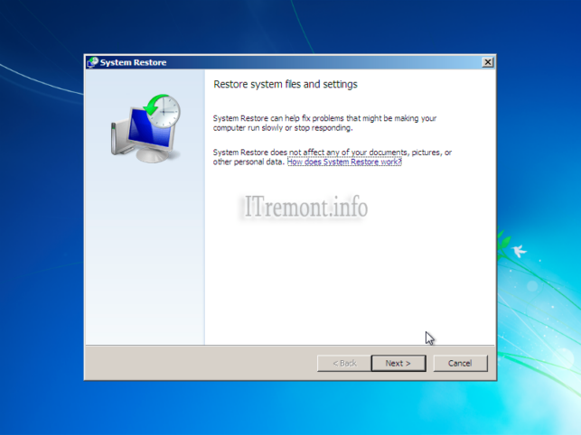 windows 7 как восстановить систему