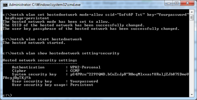 как создать точку доступа wifi на windows 7