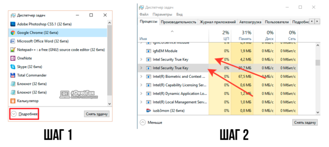 как удалить true key с компьютера windows 7