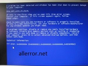 ошибка 0x0000000a windows 7 как исправить