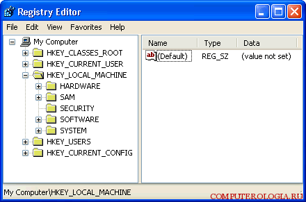 как открыть реестр в windows 7