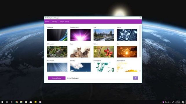 как сделать живые обои на windows 7