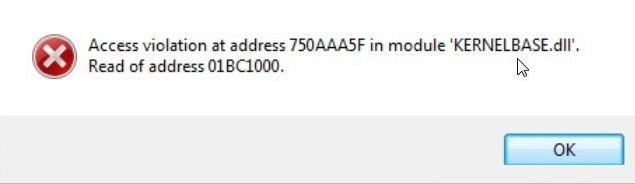 kernelbase dll ошибка как исправить windows 7