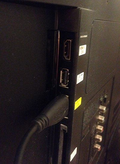 как подключить ноутбук к телевизору через hdmi на windows 7