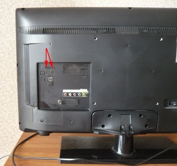 как подключить ноутбук к телевизору через hdmi на windows 7