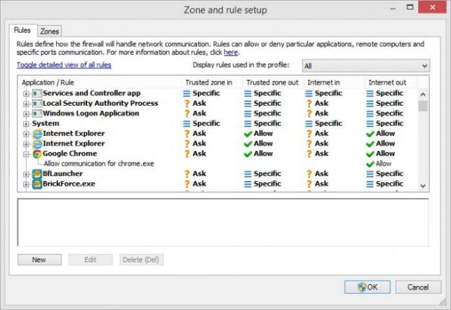 как запретить программе выход в интернет windows 7