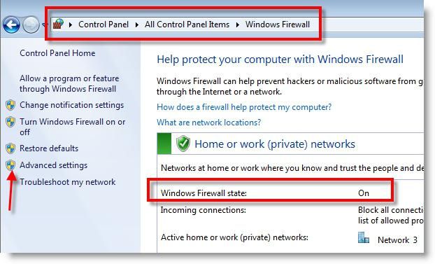 как запретить программе выход в интернет windows 7