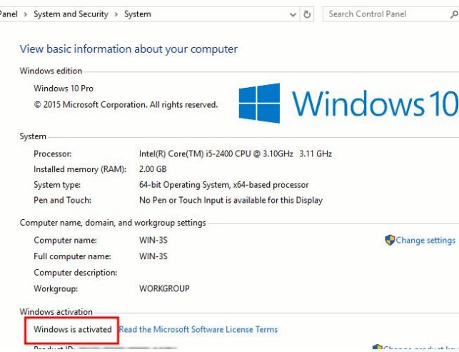 как активировать windows 10