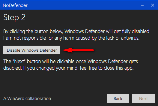 защитник windows 10 как отключить