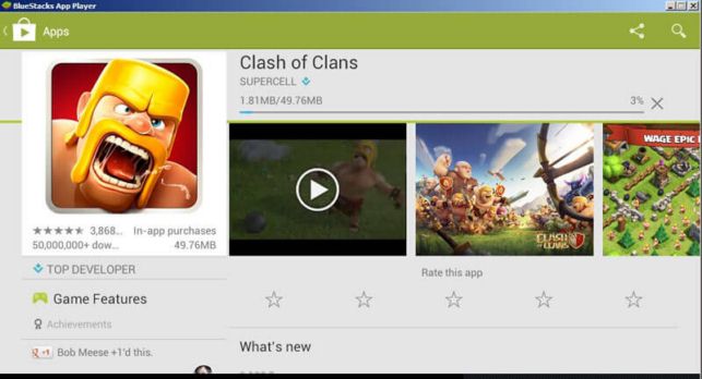 как установить clash of clans на компьютер