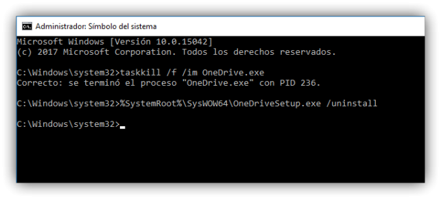windows 10 как удалить onedrive